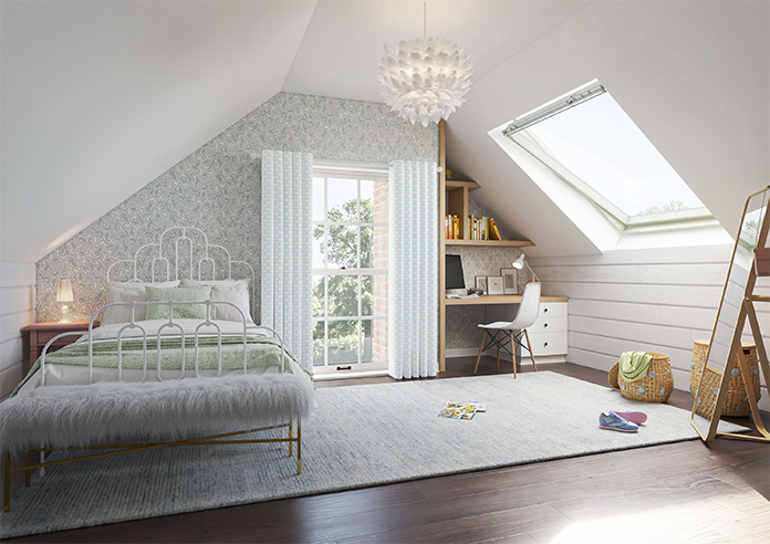 Whaling Around, Aqua - Made to Measure Curtains - Image 8